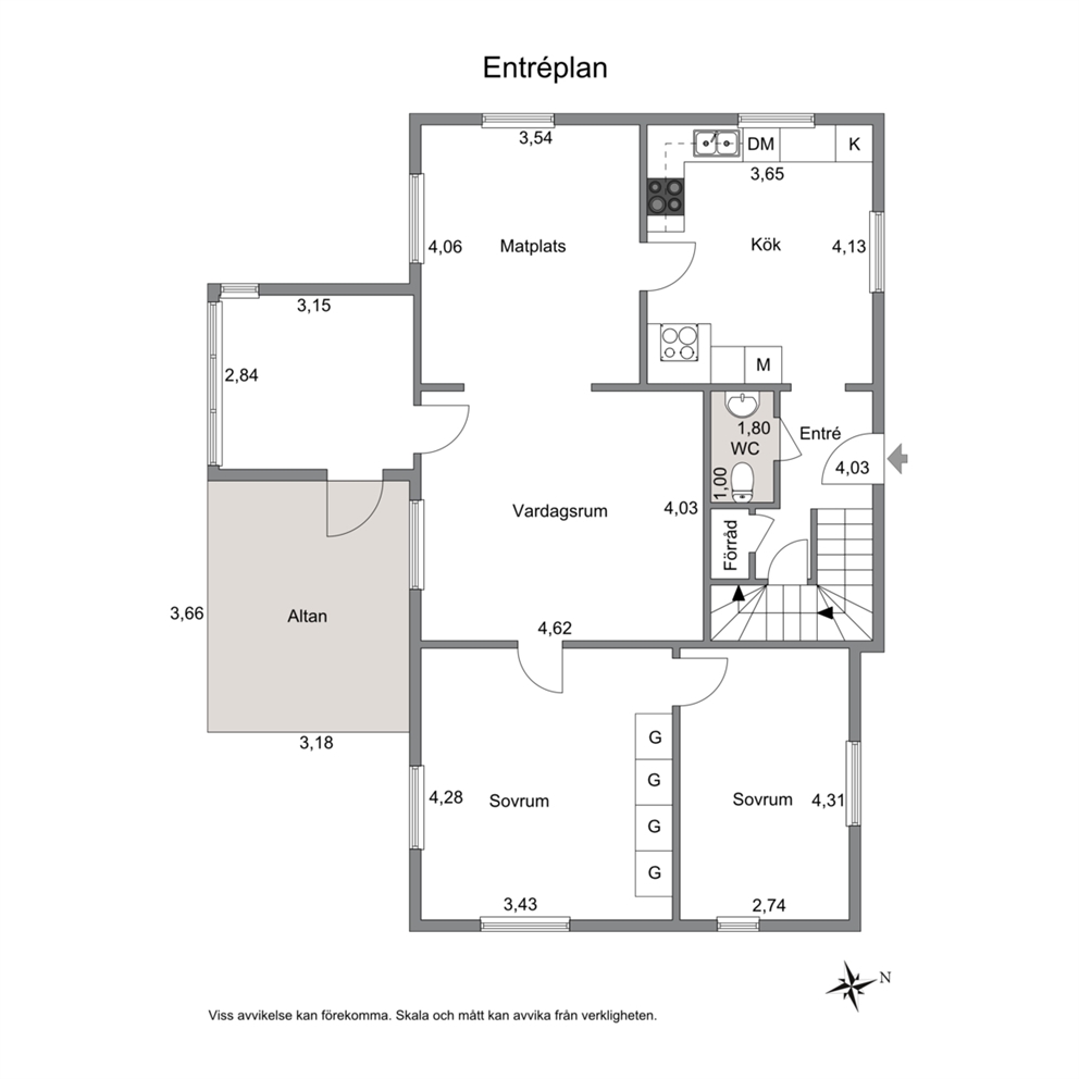 Planritning - Entréplan