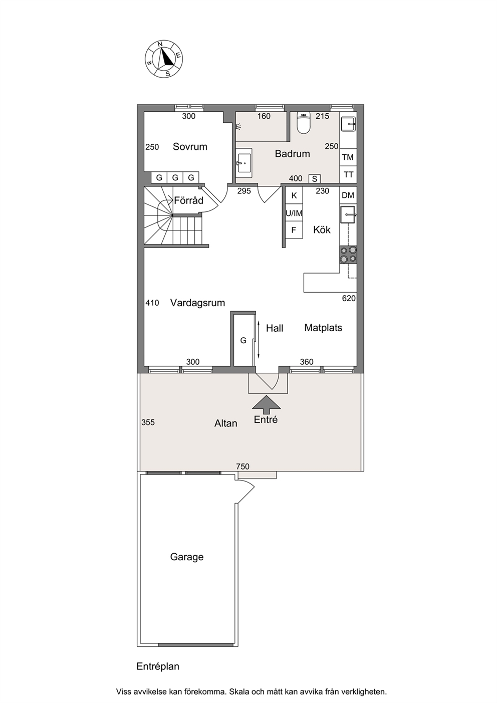 Planlösning Entéplan