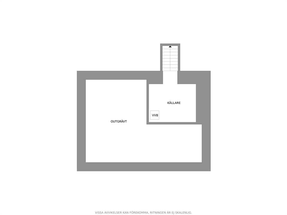 Ungefärlig planlösning källare