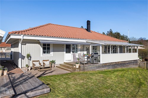 Socialt även på utsidan med flera uteplatser