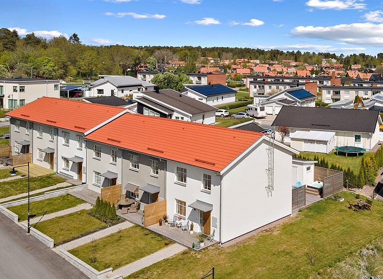Gavelradhus med soligt läge