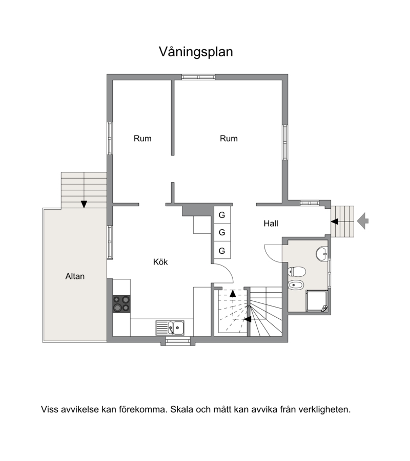Planskiss nedre plan