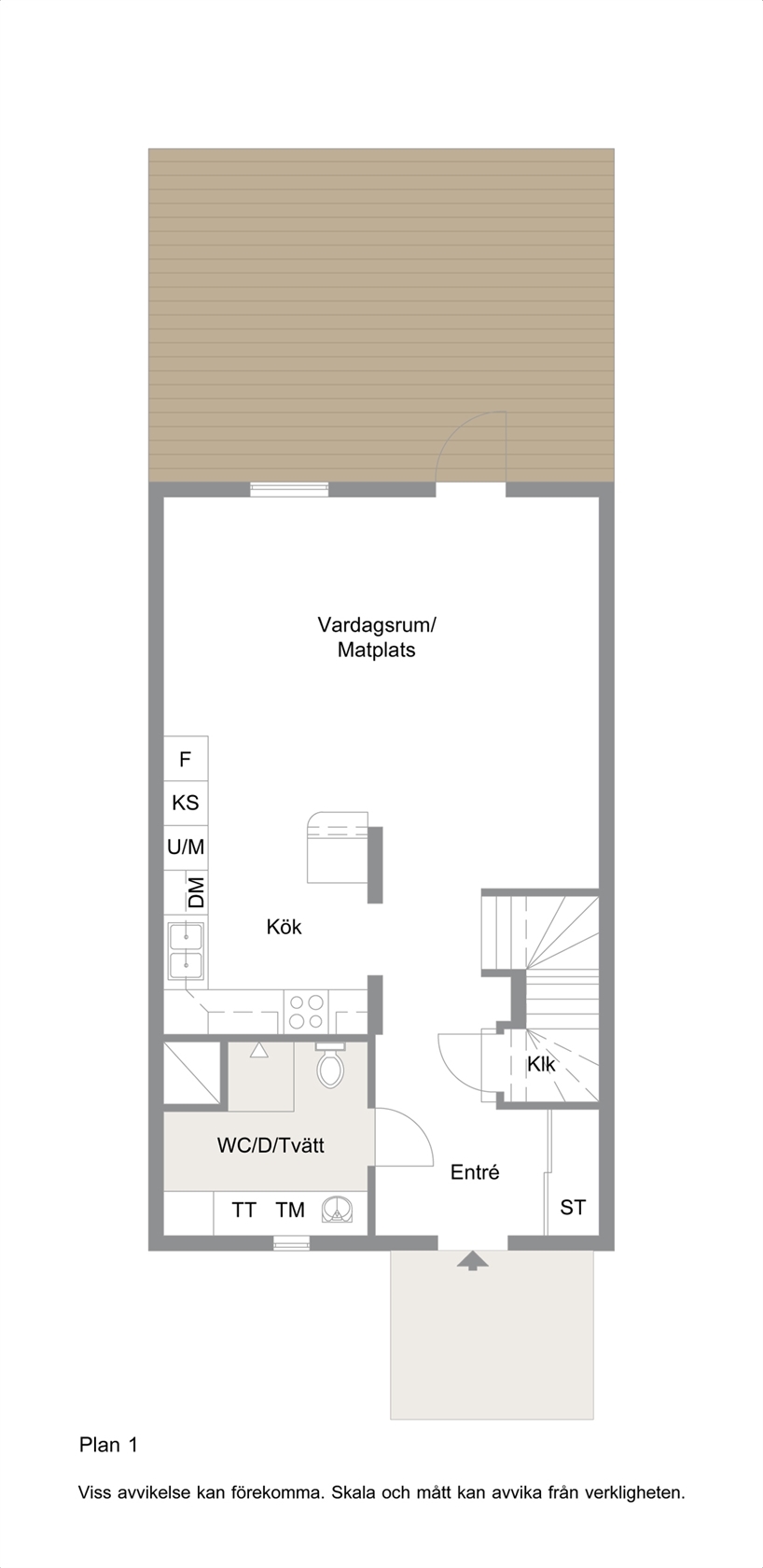 Planritning entréplan 