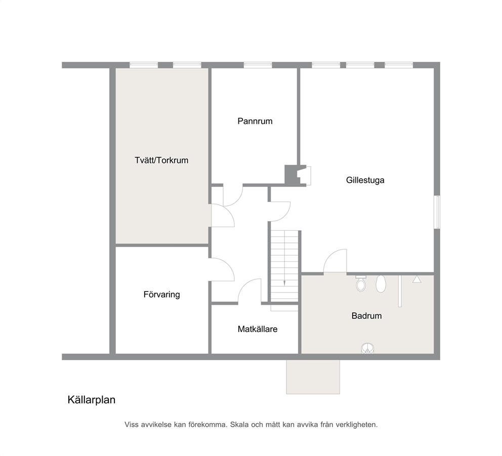 Planritning källarplan