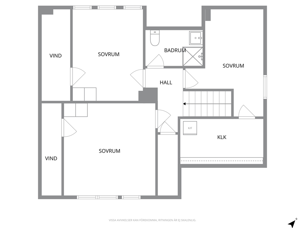 Planlösning - Ovanplan