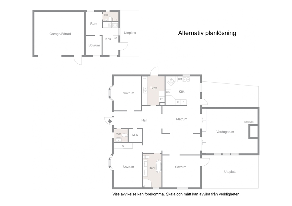 Alternativ planlösning