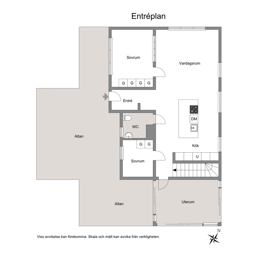 Planritning - Entréplan