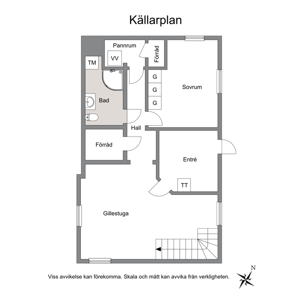Planritning - Källarplan