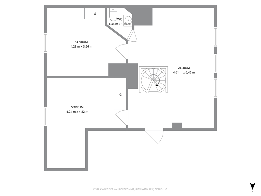 Etageplan (övre plan)