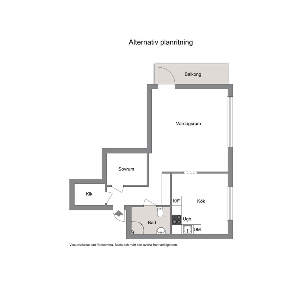 Alternativ planlösning