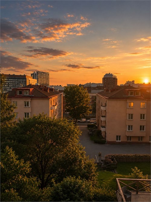 Utsikt från balkong 