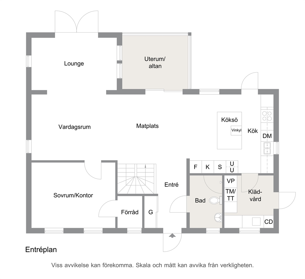 Entreplan - Nuvarande