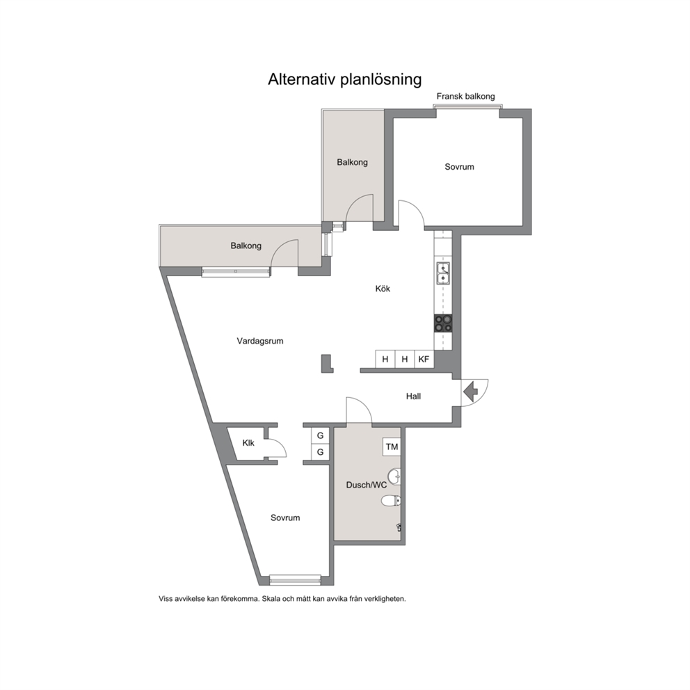 Alternativ planlösning