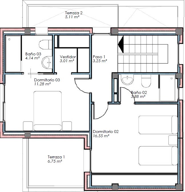 Plano del piso 2