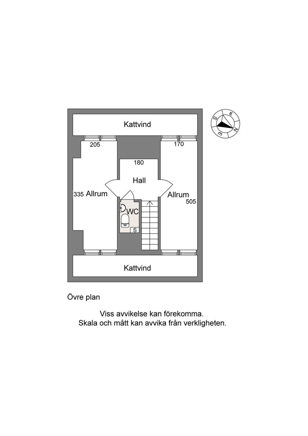 planlösning övervåning