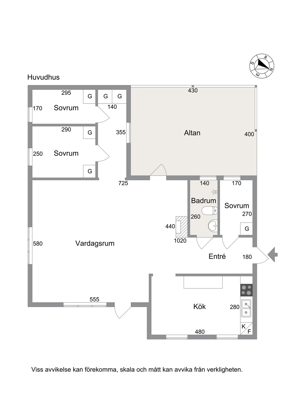Planritning stora huset