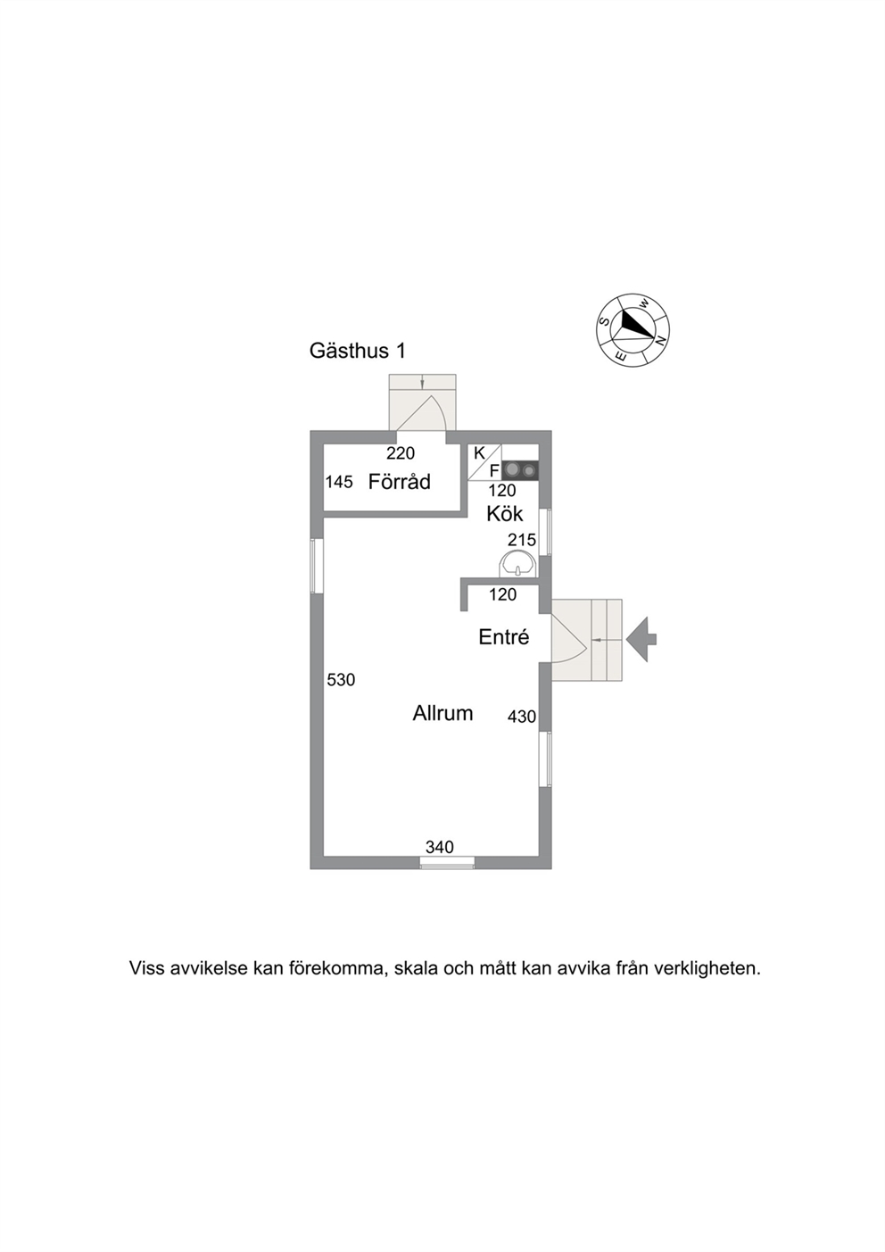Planritning Gästhuset