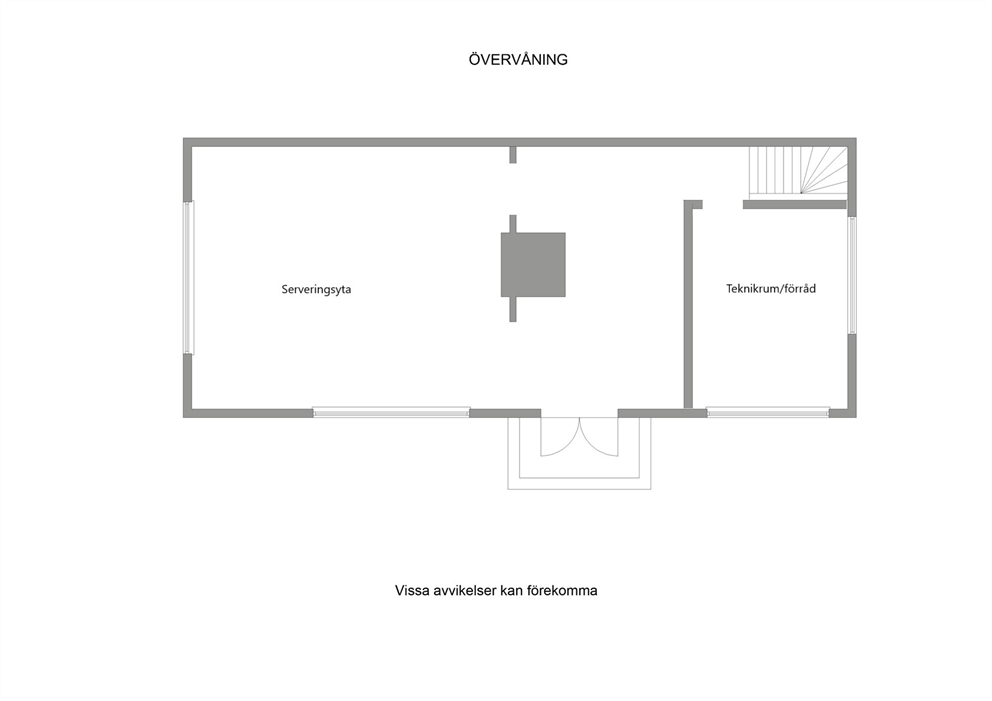 Planritning - övre plan 