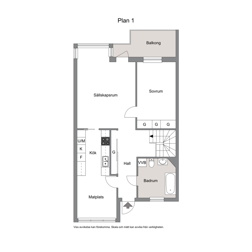 Planritning - Övre plan