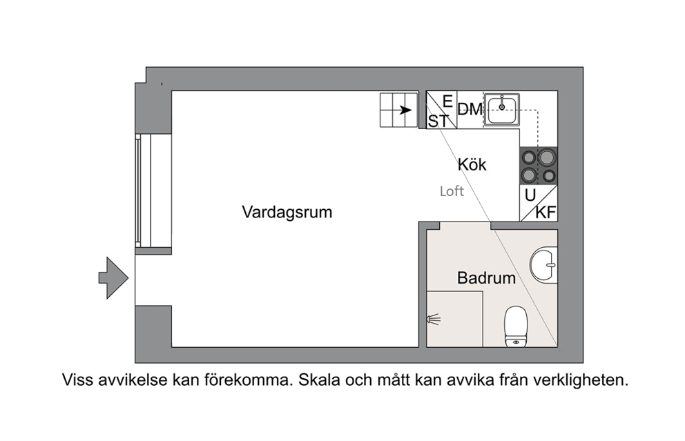 Planritning (ej skalenlig)