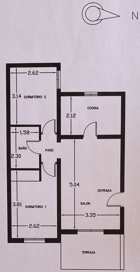 Plano del piso 1