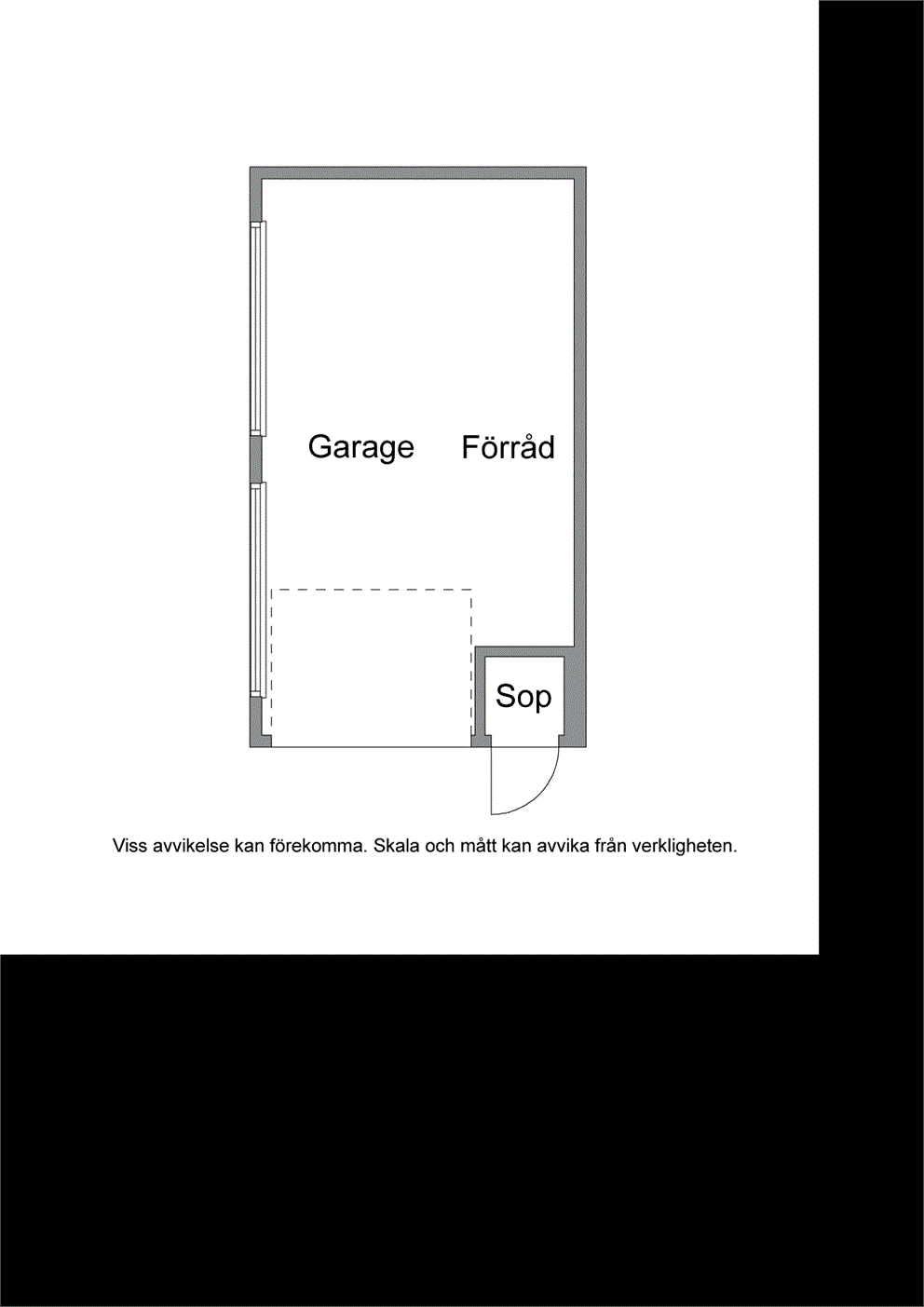 Planritning garage
