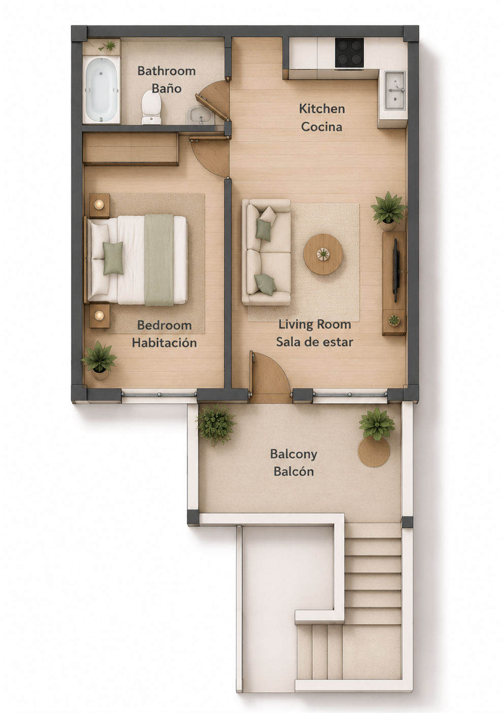 Plano del piso 1