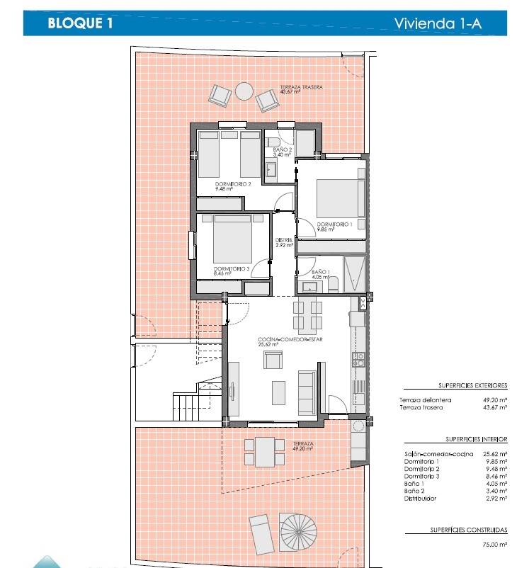 Plano del piso 2