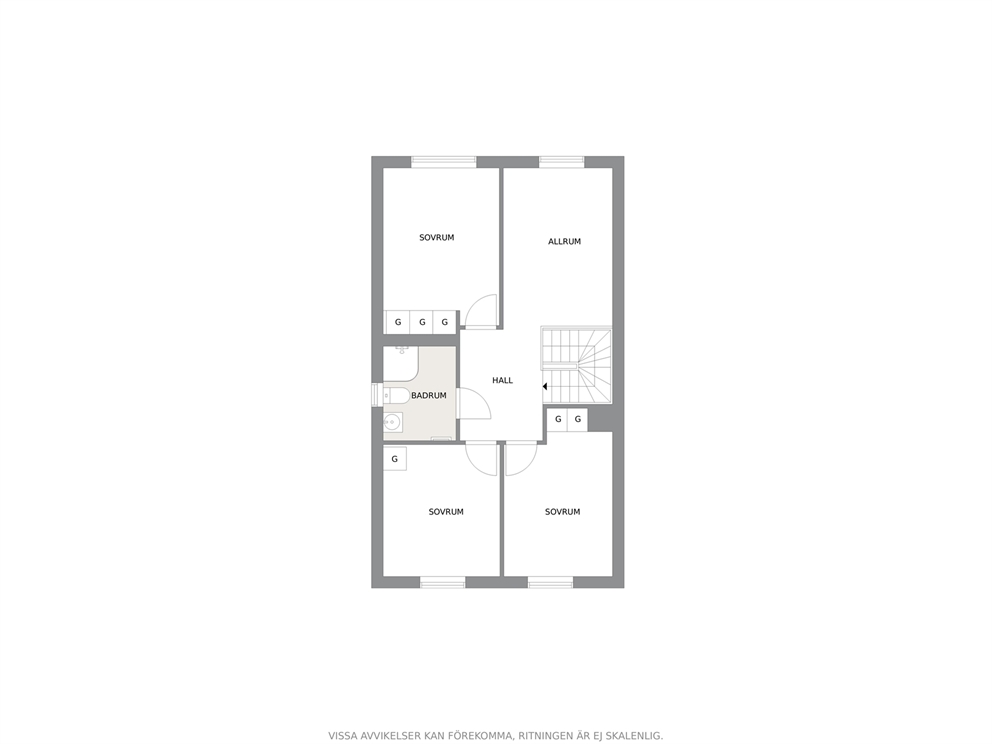 Plan 2 hus A & C