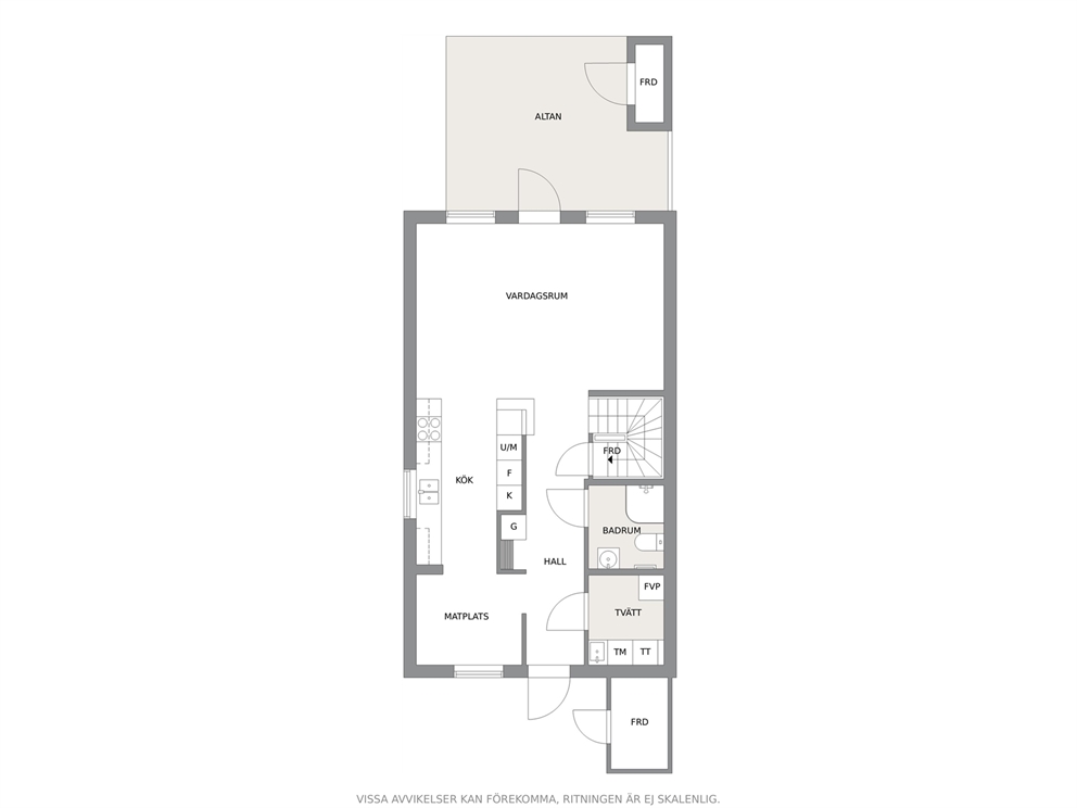 Plan 1 hus A