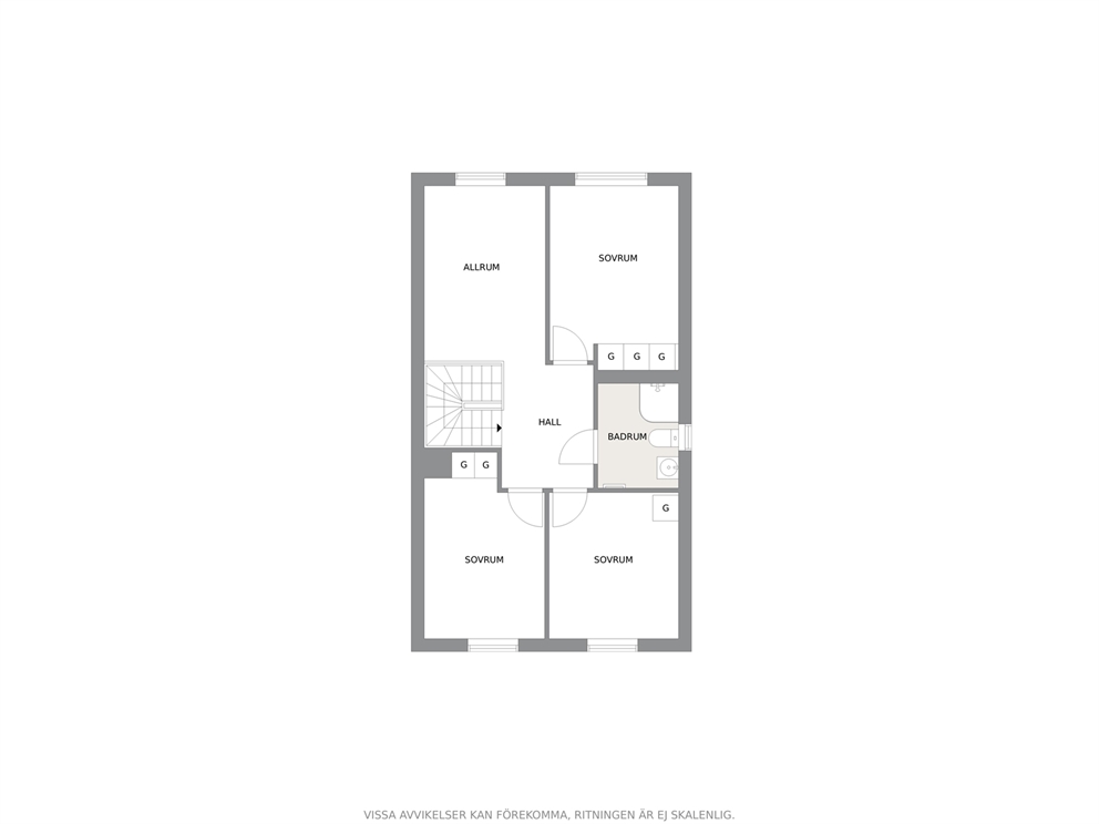 Plan 2 hus B & D