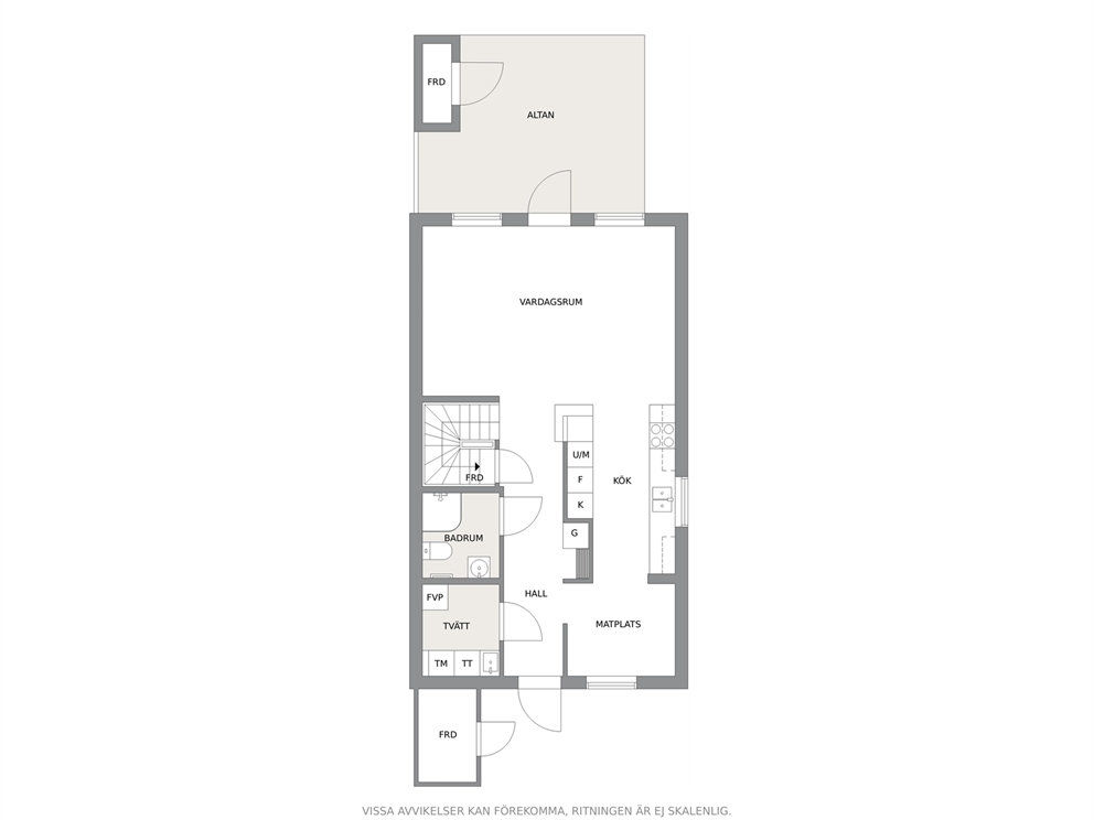 Plan 1 hus B