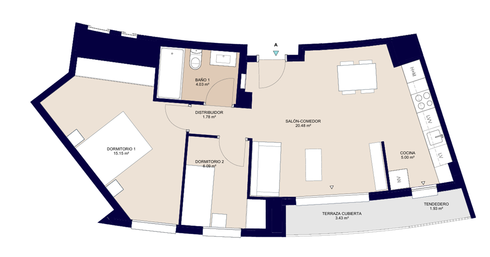 Plano del piso 2