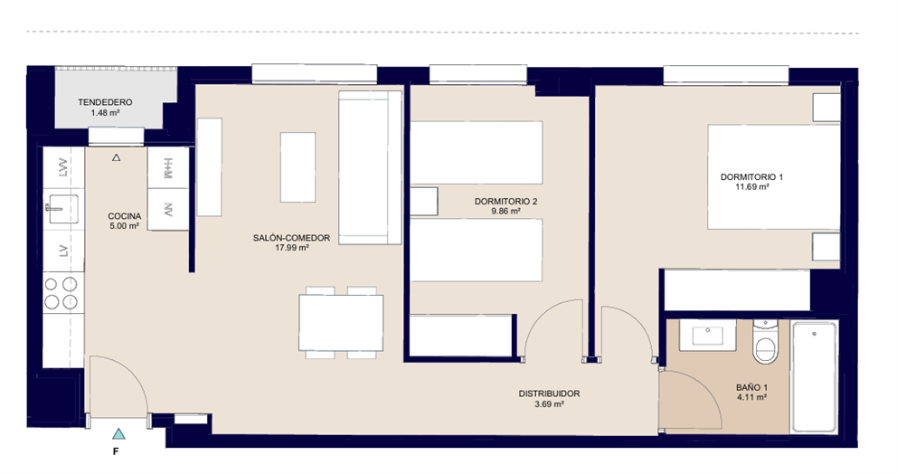 Plano del piso 4