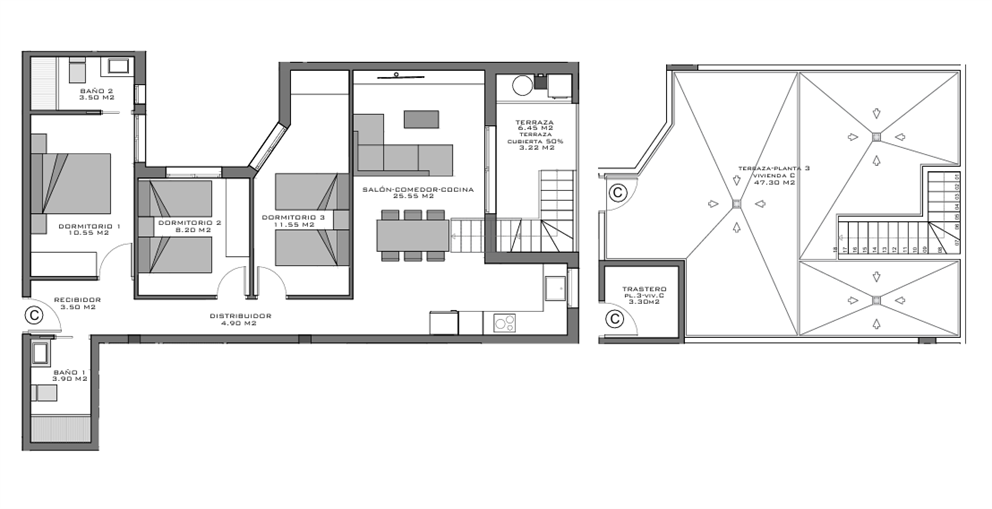 Plano del piso 6