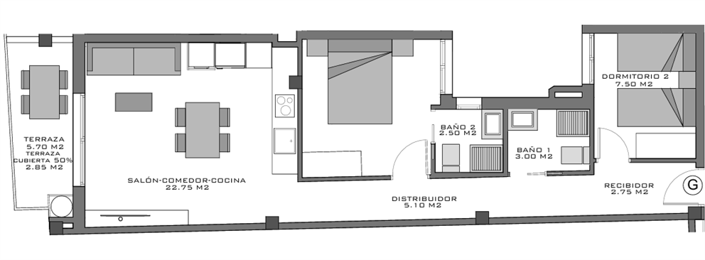 Plano del piso 1
