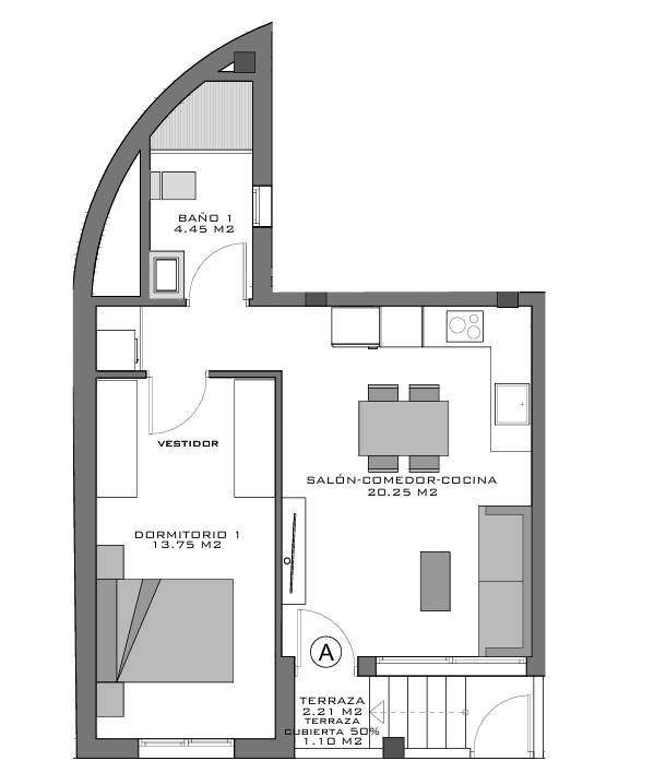 Plano del piso 4