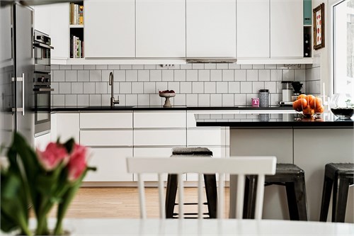 Smakfullt kök i vitt utförande