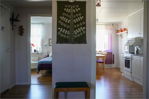 Sovrum och kök