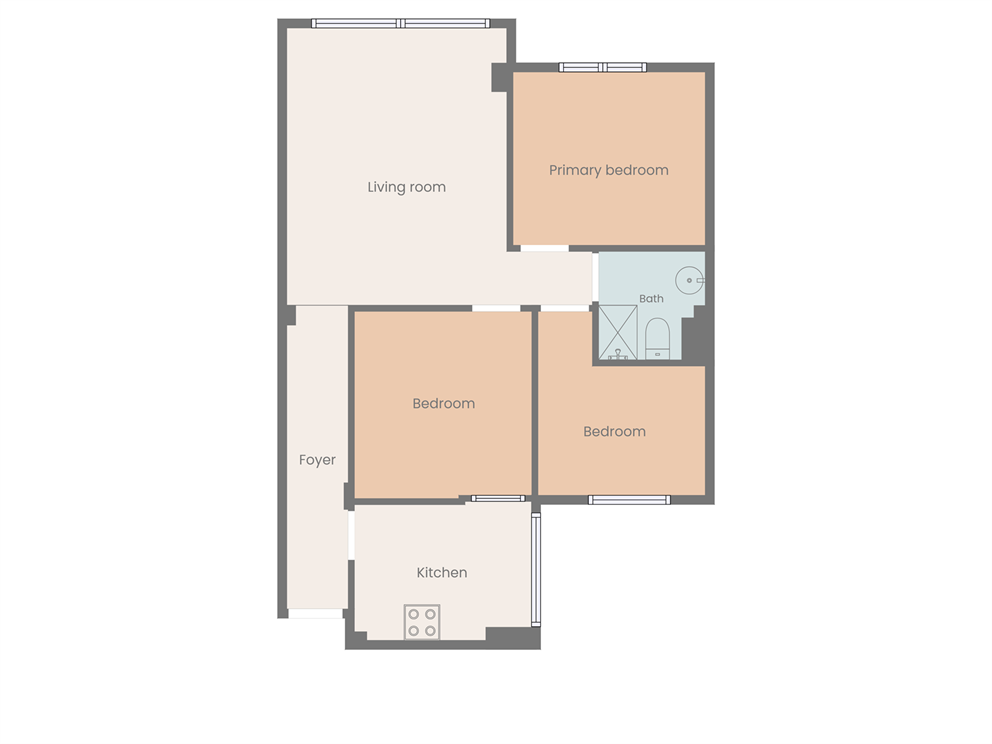 Plano del piso 1