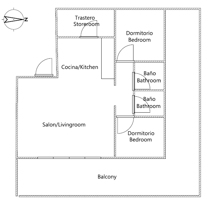 Plano del piso 1
