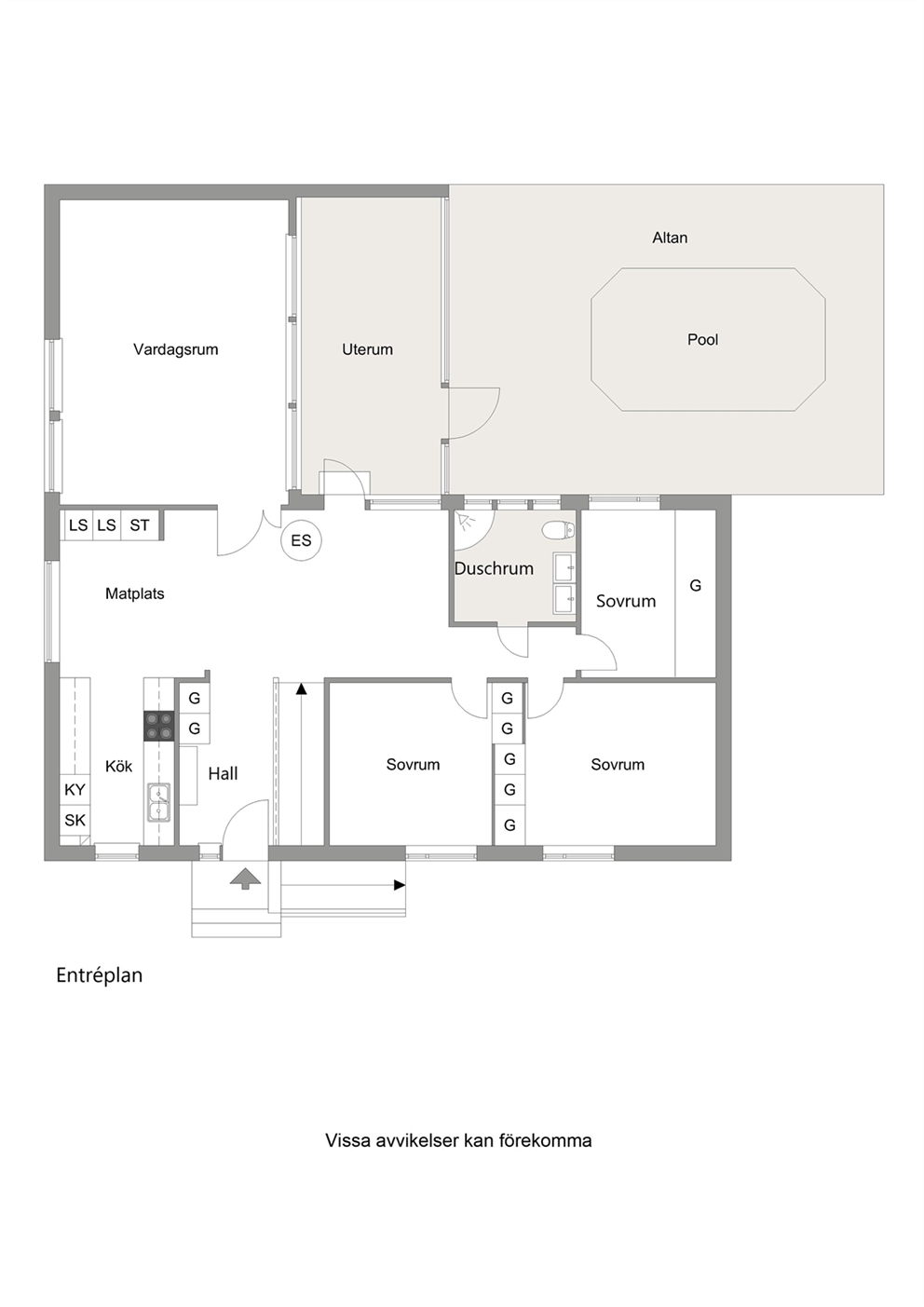 Planritning - entréplan