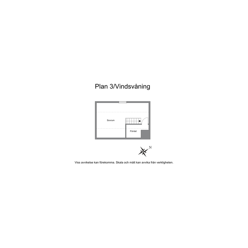 Planritning - Vindsplan