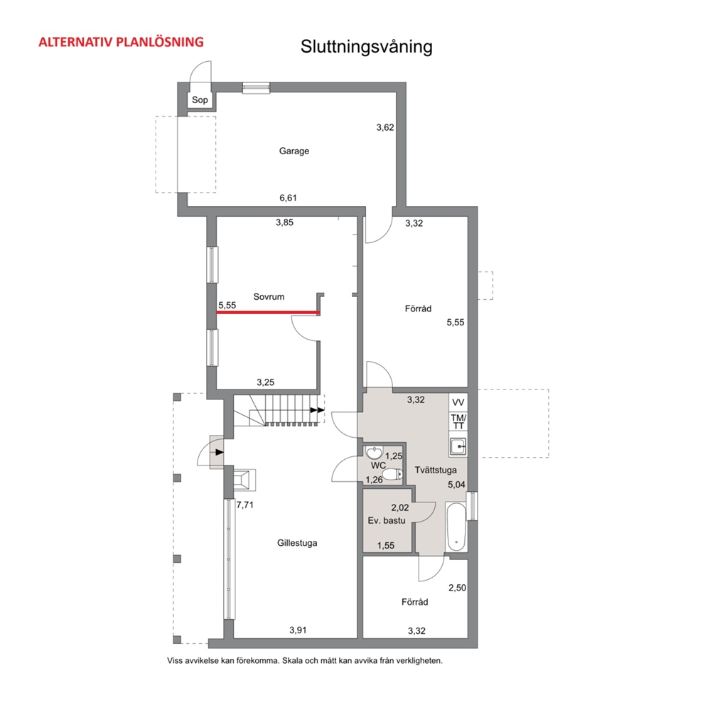 Alternativ planlösning