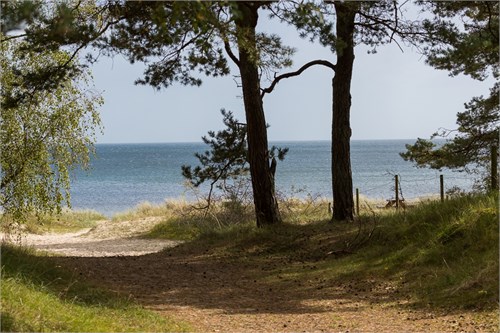Östersjön ett stenkast bort