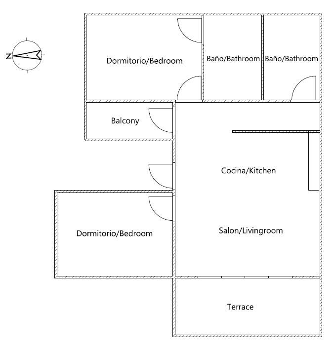Plano del piso 1