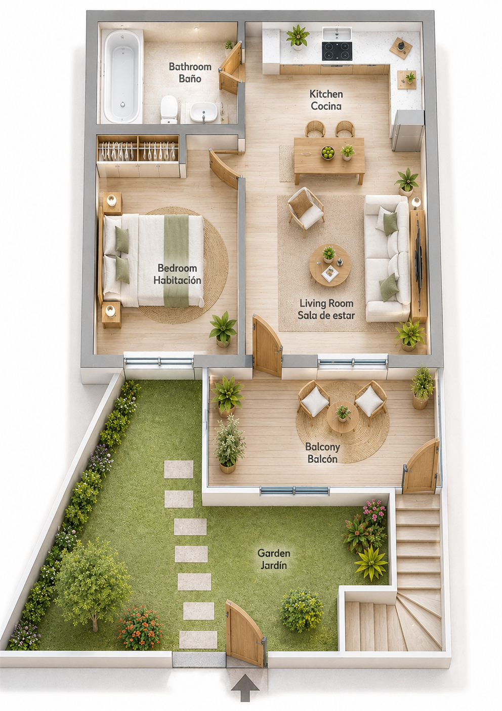 Plano del piso 1