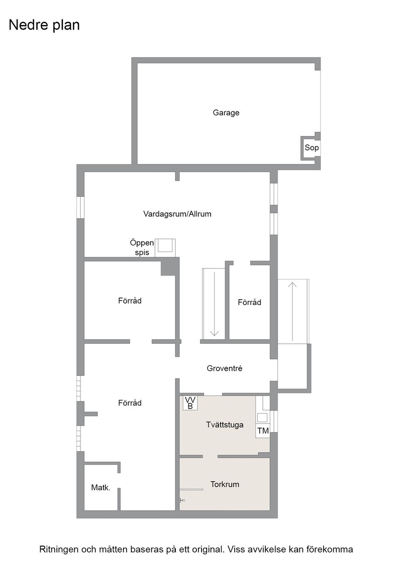 Planritning källarplan