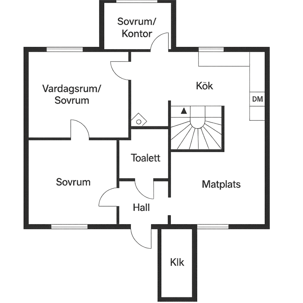 Övre plan