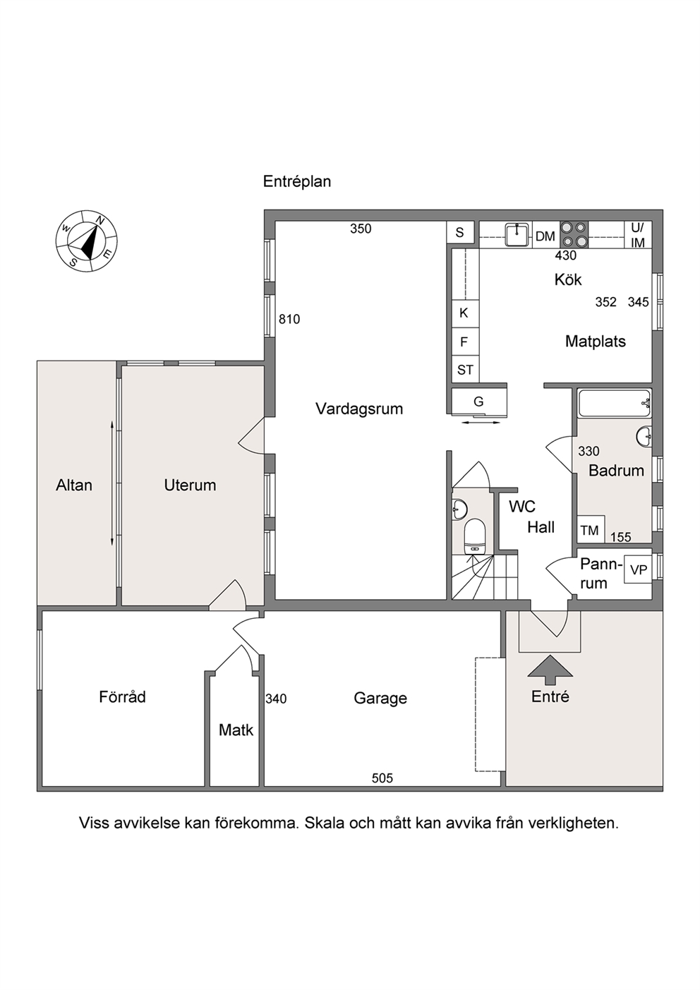Planlösning Entréplan
